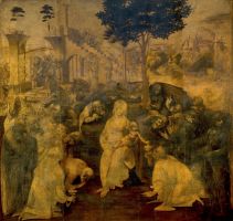 Леонардо да Винчи «Поклонение волхвов»